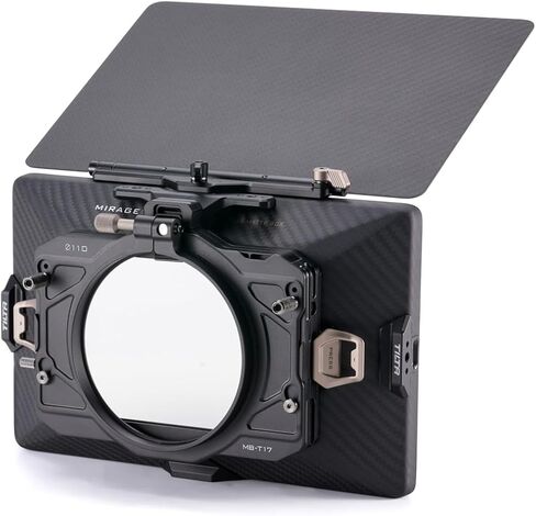 Tilta Mirage Pro Matte Box - 95mm Single Backing Kit | Carbon Fiber | Starter Kit | Clamp On to Cine Lenses | Expandable Design | Lightweight Construction in Saudi Arabia