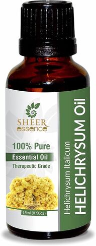 Helichrysum Oil -(Helichrysum Italicum)- Essential Oil 100% Pure Natural Undiluted Uncut Therapeutic Grade Oil 0.16 Fl.OZ in Kuwait