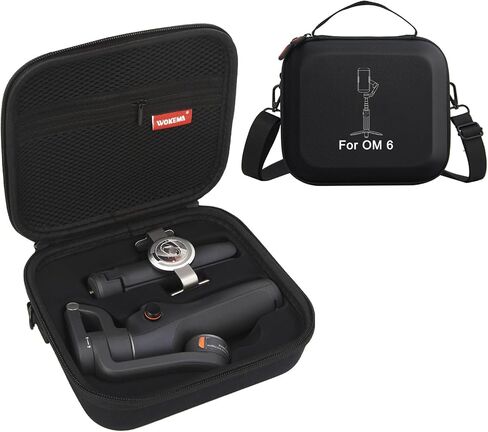 Father&I Gimbal OM7P/7 Stabilizer for Iphone Accessories Only (Carry-ing) Protective Case Carrier Hard Storage Bag Holder for DJI Osmo Mobile 7P Counter Weight Crossbody&2Way Zipper WOKEMA,Peachy Pink in Saudi Arabia