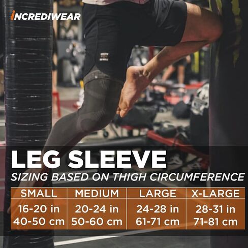 Incrediwear Leg Sleeve 2pk – Full Length Long Leg Sleeve for Leg Pain Relief & Muscle Recovery, Helps Reduce Swelling & Inflammation, Promotes Circulation, Leg Sleeves for Men & Women (Royal, X-Large) in Kuwait