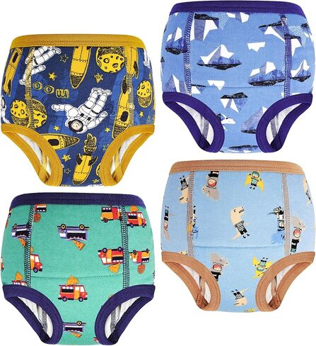 MOEMOE BABY Training Underwear Absorbent Cotton Potty Training Pants for Boys and Girls 2–9 Years in Kuwait