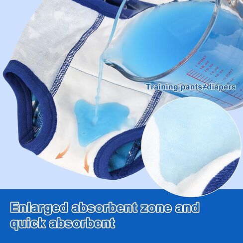 MOEMOE BABY Training Underwear Absorbent Cotton Potty Training Pants for Boys and Girls 2–9 Years in Kuwait