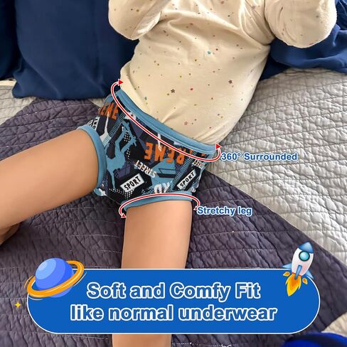 MOEMOE BABY Training Underwear Absorbent Cotton Potty Training Pants for Boys and Girls 2–9 Years in Kuwait