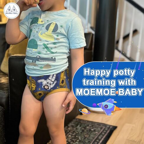 MOEMOE BABY Training Underwear Absorbent Cotton Potty Training Pants for Boys and Girls 2–9 Years in Kuwait