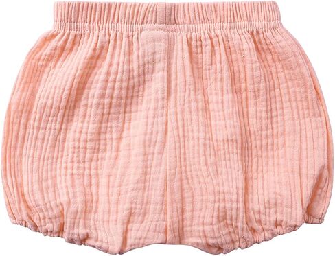 Century Star Baby Bloomers for Toddler Diaper Covers for Girls Ruffle Baby Shorts Infant Solid Underwear Newborn in Kuwait