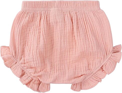 Century Star Baby Bloomers for Toddler Diaper Covers for Girls Ruffle Baby Shorts Infant Solid Underwear Newborn in Kuwait
