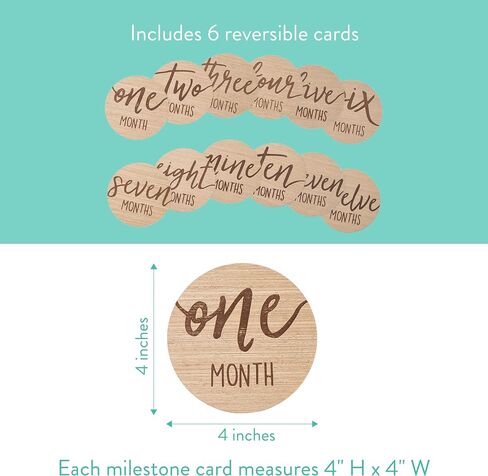 Kate & Milo Milestone Props, Bow, Double-Sided Baby Announcement Discs, Pink 3D Bow Ideal For Baby Girl's, Photo Prop for Monthly Pregnancy Journey and Baby Milestones, 1-12 Months in Saudi Arabia