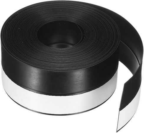 HARFINGTON الطقس تجريد الباب ختم 26.25ft × 25mm سيليكون ختم الشريط لباب مسودة سدادة شريط لاصق نافذة منزل دش زجاج الفجوات طول 8 متر، أبيض in Kuwait