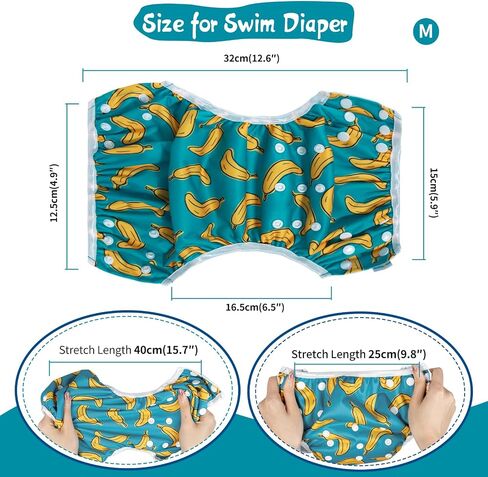 babygoal Baby Swimsuits with Reusable Swim Diaper 2 Piece Bathing Suit UPF 50 Sun Protection for Infant Toddler Boy Girl in Saudi Arabia