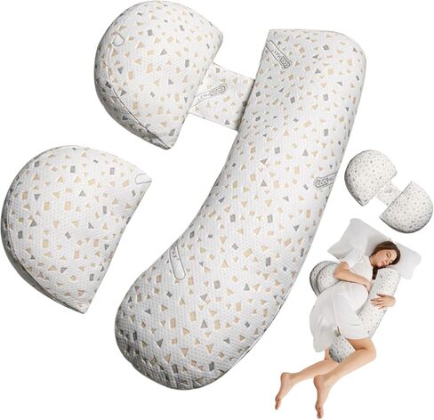 Pregnancy Pillow, Maternity Pillow for Pregnant Women, Soft Maternity Pillow with Detachable & Adjustable Pillow Cover, HIPS Legs in Kuwait