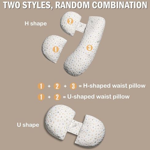 Pregnancy Pillow, Maternity Pillow for Pregnant Women, Soft Maternity Pillow with Detachable & Adjustable Pillow Cover, HIPS Legs in Kuwait