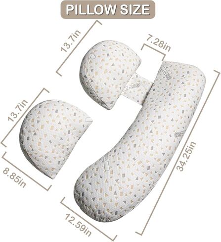 Pregnancy Pillow, Maternity Pillow for Pregnant Women, Soft Maternity Pillow with Detachable & Adjustable Pillow Cover, HIPS Legs in Kuwait