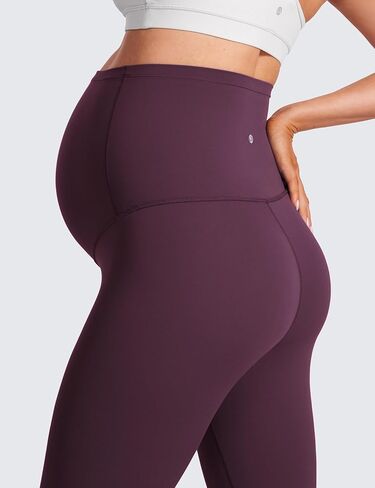 CRZ Yoga Womens Butterluxe الأمومة كابريس طماق 23 " - تجريب سراويل محاصيل اليوغا النشطة على ناعم الحمل البطن in Kuwait