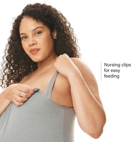 Motherhood Maternity Women's Swing Cami & Foldover Pant, Lounge Set, Breastfeeding Sleepwear in Saudi Arabia