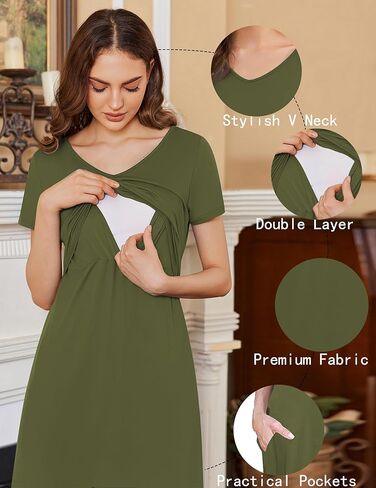 فستان التمريض للسيدات في Ekouaer الصيف الخام in Kuwait