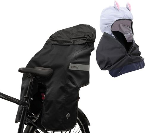 Tucano Urbano Thermal Child Bike Seat Cover, Rain & Wind Protection, with Optional Hood in Saudi Arabia