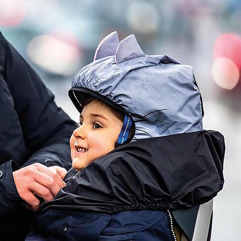 Tucano Urbano Thermal Child Bike Seat Cover, Rain & Wind Protection, with Optional Hood in Saudi Arabia