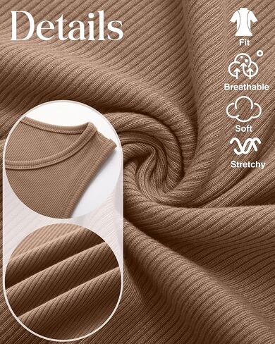 Neer 3 Pack Women's Maternity Tank Tops Ruched Side Sleeveless Pregnancy Ribbed Basic Shirts Crew Neck Mama Clothes in Kuwait
