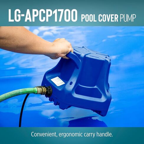 Little Giant APCP-1700 115-Volt, 1/3 HP, 1745 GPH, Automatic, Submersible, Swimming Pool Cover Pump with 25-Ft. Cord, Light Blue, 577301 in Kuwait