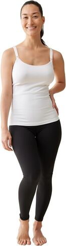 Ingrid & Isabel Nursing & Shaping Cami – Seamless Maternity Tank Top with Adjustable Straps & Easy Breastfeeding Access in Kuwait