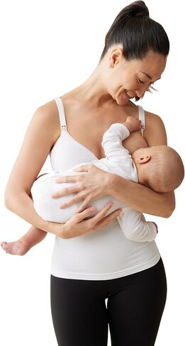 Ingrid & Isabel Nursing & Shaping Cami – Seamless Maternity Tank Top with Adjustable Straps & Easy Breastfeeding Access in Kuwait