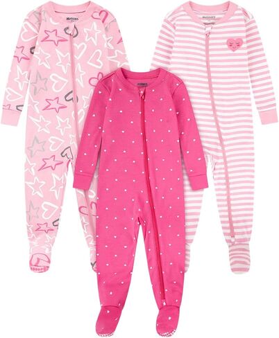 HUGGIES Unisex Baby 3-pack Footed Coverall in Saudi Arabia