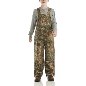 Carhartt Kid's CM8755 Loose Fit Canvas Insulated Double-Front Bib Overall - Boy