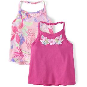 The Children's Place Baby Girls' and Toddler Halter Tank Tops