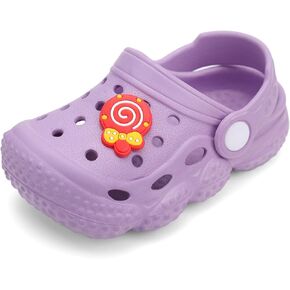 INMINPIN Baby Clogs Garden Shoes Newborn Infant Lightweight Breathable Beach Pool Sandals Non-Slip Baby Boys Girls Water Shower Summer Shoes Splay Naturally