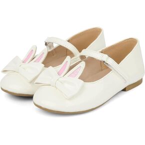Gymboree,Girls and Toddler Dressy Ballet Flat,13 Years,Spring Bunny