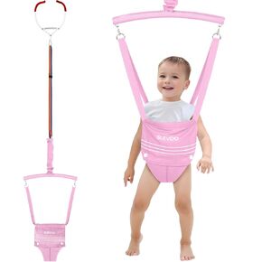 Slevoo Baby Jumper, Baby Doorway Jumper for Babies 6-12 Months, with Easy to Use Clamp and Adjustable Strap, Blue