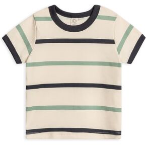 Colored Organics Infant Toddlers and Kids Organic Cotton Short Sleeve Crew Neck Tee Shirt
