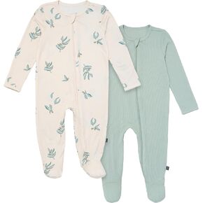 Modern Moments by Gerber Unisex Baby 2-Pack Sleep 'N Play with Mitten Cuffs