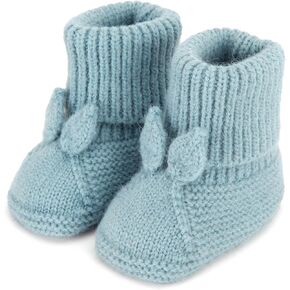 Baby Booties Newborn Babe First Walkers Knit Boots Warm Knit Crib Shoes Crochet Soft Infant Sock for Boy Girl