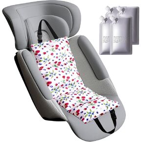 NCVI Car Seat Cooling Pad, Baby Stroller Cooling Pad - Insulated Cushion with Ice Pack for Heat, Multifunctional Cooler for Kids, Adults and Pets, Comfortable & Durable Summer Seat Liner Cooling Cover