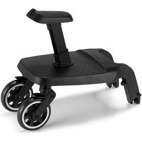 Joolz AER+ Footboard - Accessory for Baby Stroller - Stroll with Two Children - Easy to Store - Spacious & Stable - Foldable & Practical - Smart Design - Black