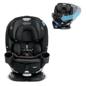 Graco EasyTurn 360 2-in-1 Convertible Car Seat, 360 Degree Rotating Infant to Toddler Rotating Car Seat, 2 Modes Forward and Rear Facing, Slim Design, Cyran