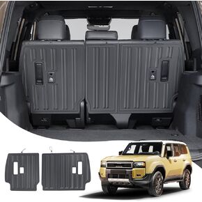 2 PCs Seat Back Protective Pad for 2024-Present Toyota Land Cruiser 250 1958 Prado Lc250 Rear Chair Anti-Kick Scratch Panel Interior Modification Accessories
