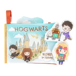 KIDS PREFERRED Harry Potter Activity Deluxe Soft Book with Crinkle, Squeak, Peek-a-Boo Flap, and Tactile Features – 8 Inches