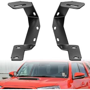 Nilight Ditch Light Bracket Hood Mount Brackets for Front A-Pillar Auxiliary Offroad LED Pod Light Work Lights on F150 Raptor 2017-2023 F-150 2015-2023, 2 Years Warranty