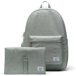 Herschel Supply Co. Settlement Backpack Diaper Bag, Iceberg Green Crosshatch