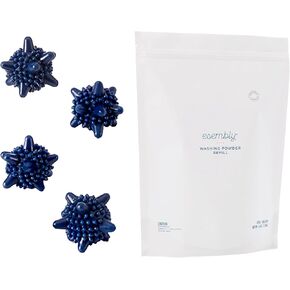 Esembly Laundry Essentials Bundle | Agitators (4-Pack) and Cloth Diaper Laundry Detergent Refill Bag (6lbs)