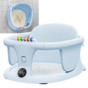 Baby Bath seat for Babies Sitting up Infant Bath tub Portable sit up Seats Bathing Chair Newborn Essentials Toddler Must Haves 0-12 Months Bathtub Sink Bather Sitting Shower Support Travel Ring