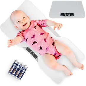 Greater Goods Smart Bluetooth Baby Scale with in-House Algorithm for Wiggly Babies, Infants, and Toddlers