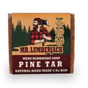 Jabón de Alquitrán con Glicerina Mr. Lumberjack Barra de 140 g