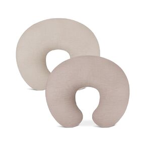 Nursing Pillow Covers, Muslin Nursing Cover for Breastfeeding Pillows, Comfortable for Baby Girls and Boys (Brick)