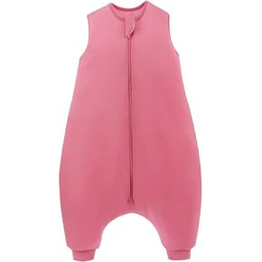 Supersoft Toddler Sleep Sack with Feet 1.0 TOG Premium Bamboo Viscose Sleep Bag Walker with Legs 6-12-18-24-2t-4t