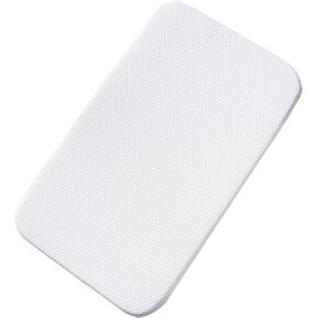 Mecc ecoh Bassinet Mattrss, Rectangle 32"x18" Bedside Sleeper Mattress, 2" Thick Strong Support, Removable Breathable Cover, Water Resistant Lining Protector, Non-Toxic, Hypoallergenic, Easy to Clean