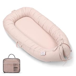 Eaq Baby Lounger ، Snuggle Me Lounger ، Baby Baby Nest Creatable & Soft ، 100 ٪ Cotton Baby Conger ، و Safe Baby Bassinet for Co Co Coping ، و Nugery ، و Travel ، و Playtime