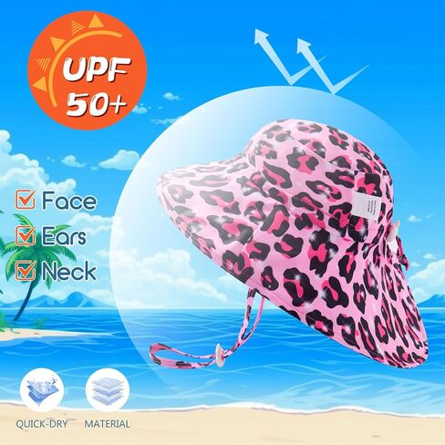 UNIFACO Infant Baby Girl Swimsuit Full Zipper Bathing Suit with Sun Hat UPF 50+ Long Sleeve Rash Guar Swim Suit in Saudi Arabia